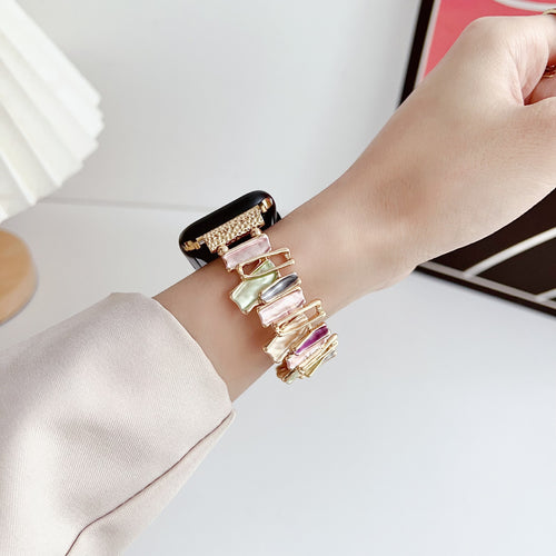 Dopamine Oil Painting Metal Stretch Strap